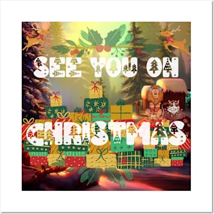 See You On Christmas Posters and Art